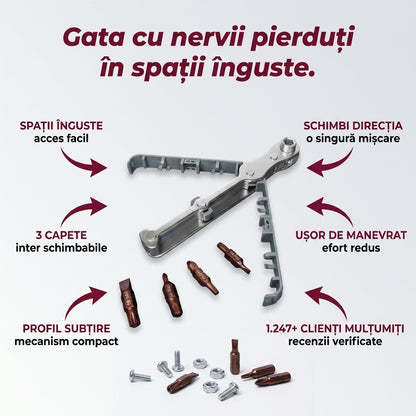 Șurubelniță Clichet Unghiulară