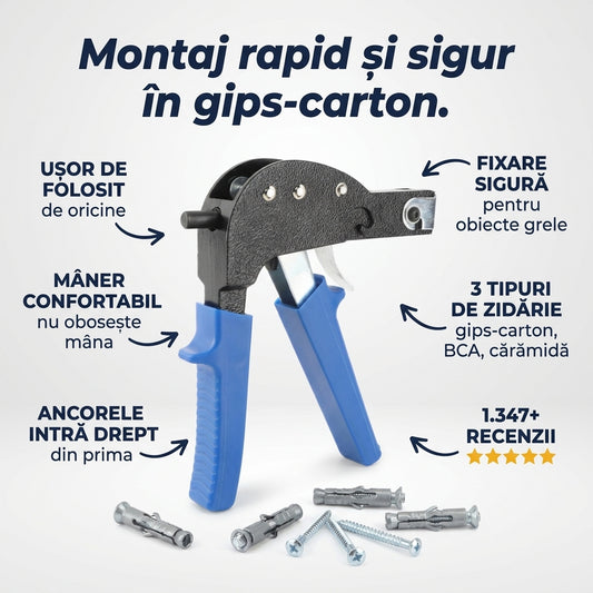 Pistol Montare Ancore Gips-Carton