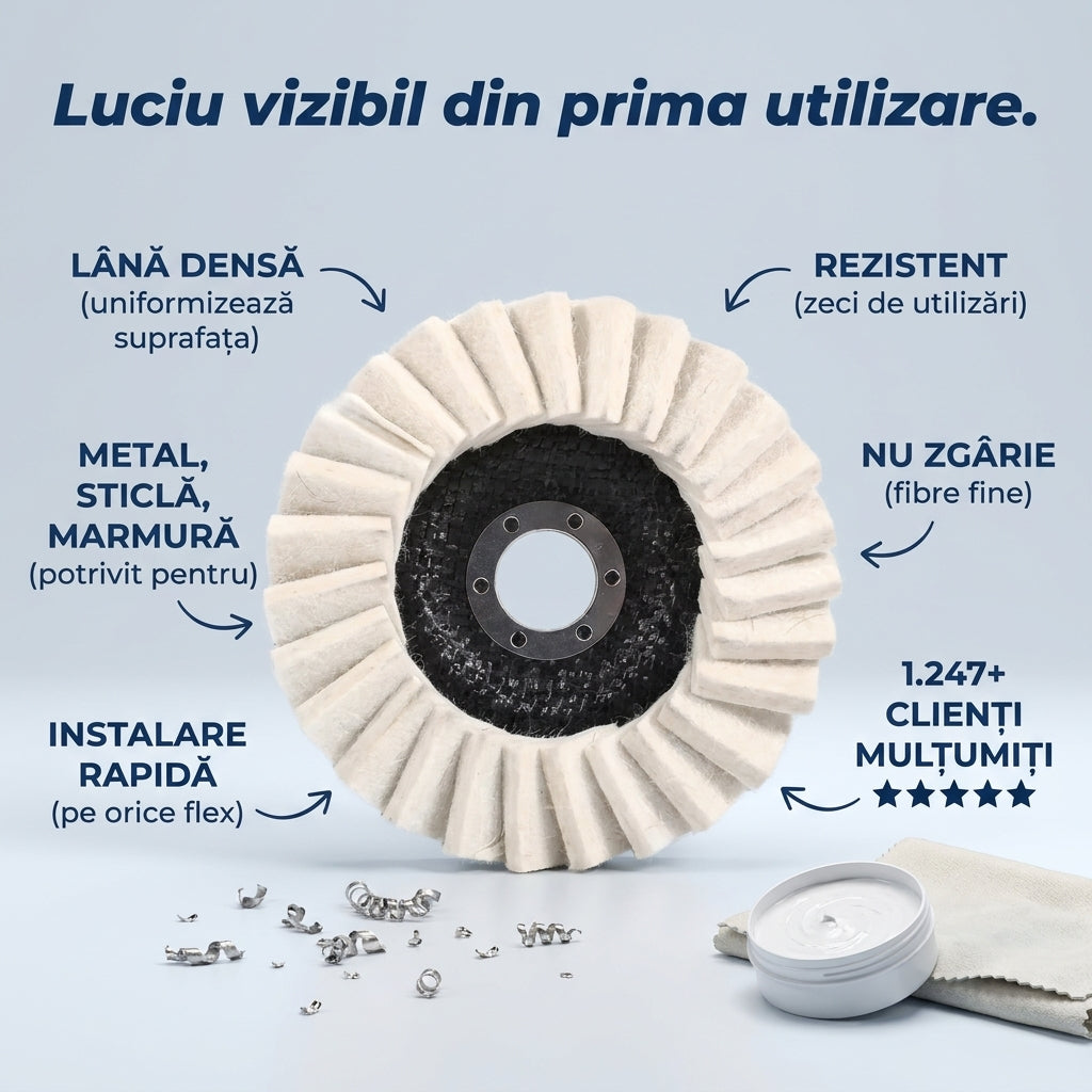 Discuri Lână pentru Lustruit