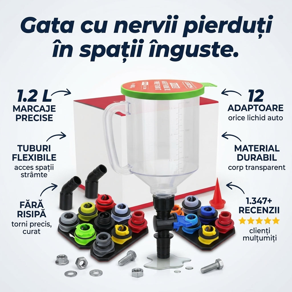 Trusă pâlnii măsurare auto