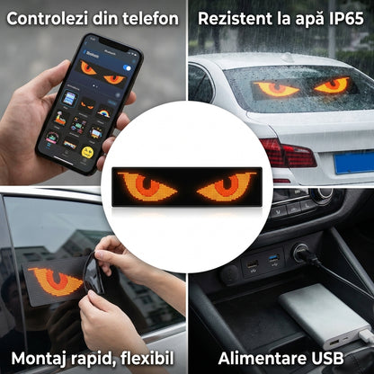 Ecran LED Geam Mașină