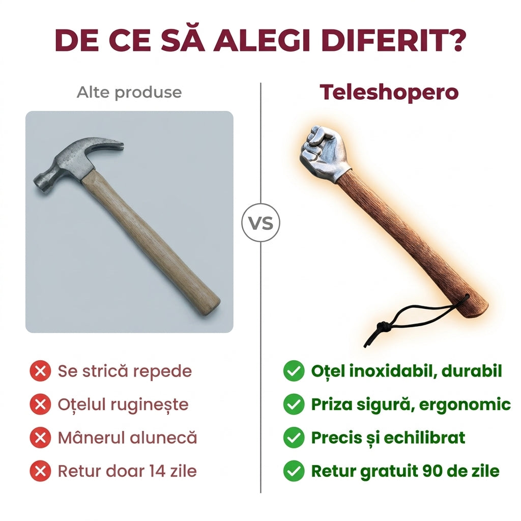 Ciocan Lemnărit Oțel Inoxidabil
