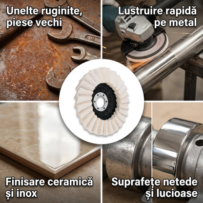 Pad Lustruire Fetru Polizor