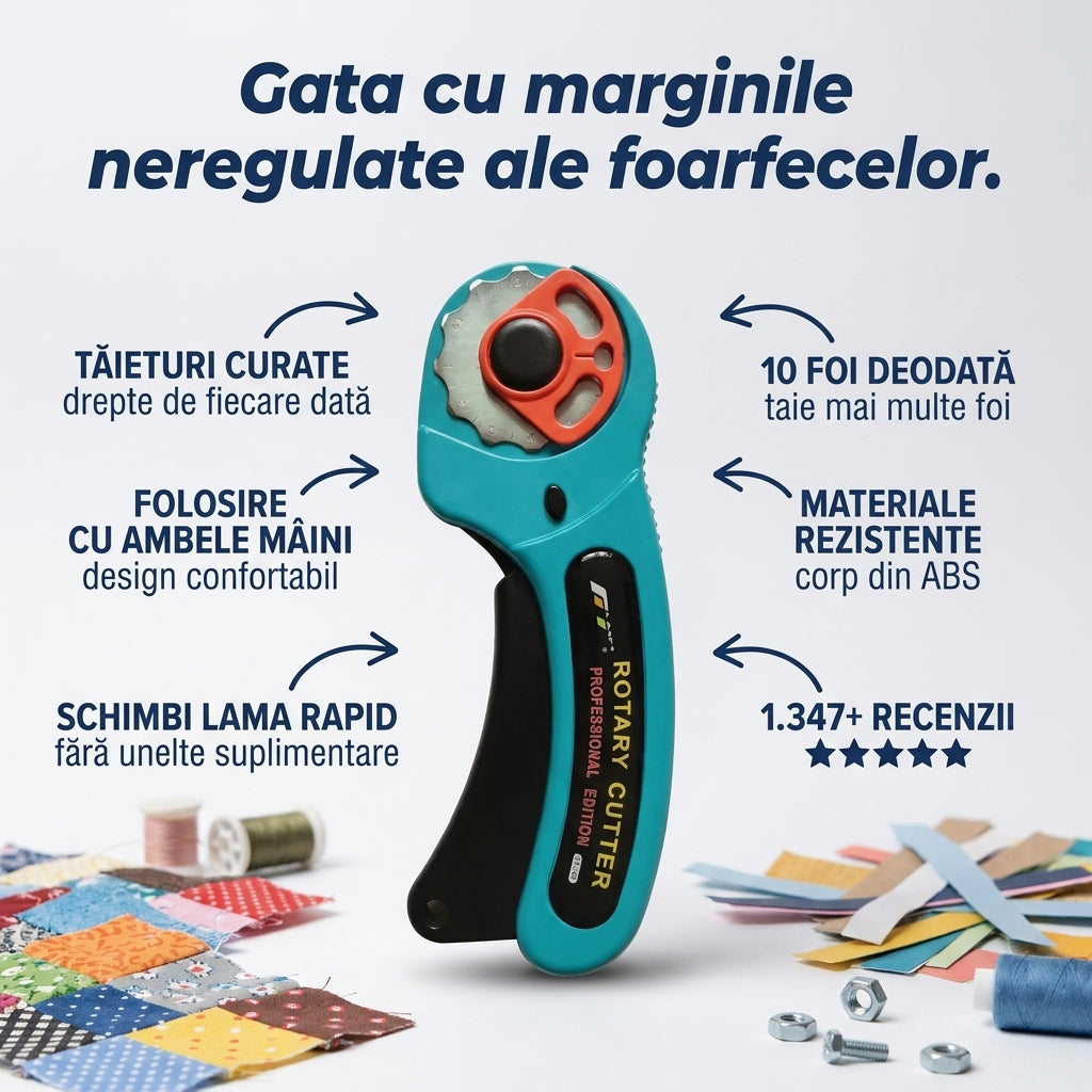 Cutter Rotativ Tăiere Precisă