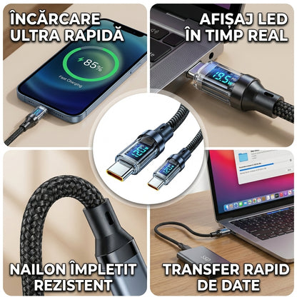 Cablu USB-C cu Display