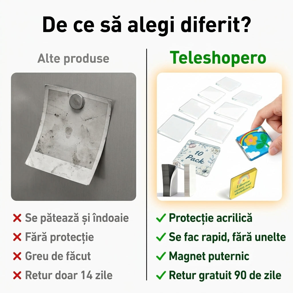 Magneți Acrilici DIY Frigider