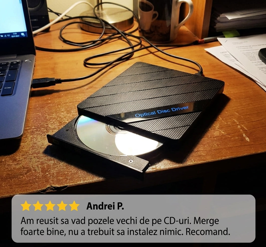 Unitate DVD Externă Portabilă