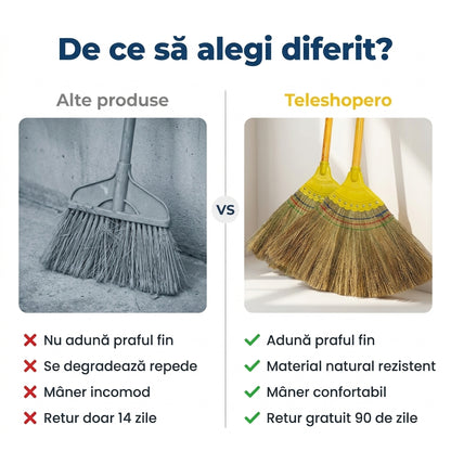 Mătură Paie Naturale Rezistentă
