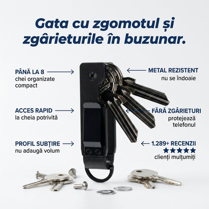 Organizator Chei Metalic Compact