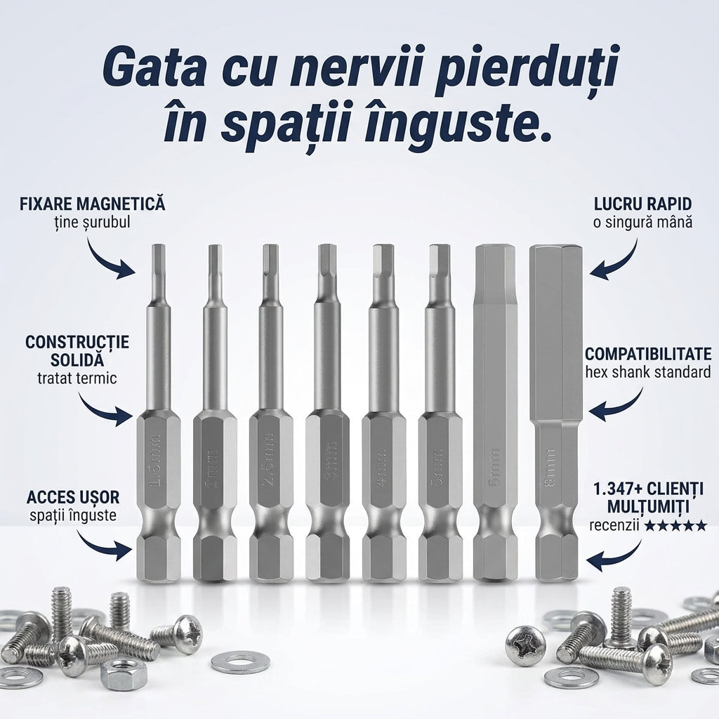 Set Biți Hex Magnetici