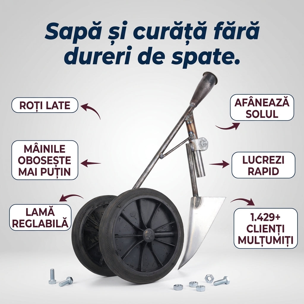 Sapă Reglabilă de Grădină