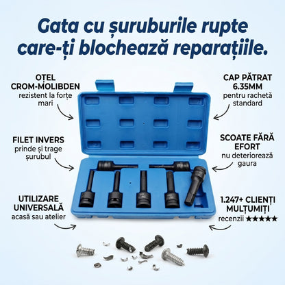 Extractoare Șuruburi Rupte Set