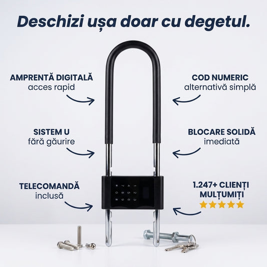 SmartLock U Ușă Sticlă