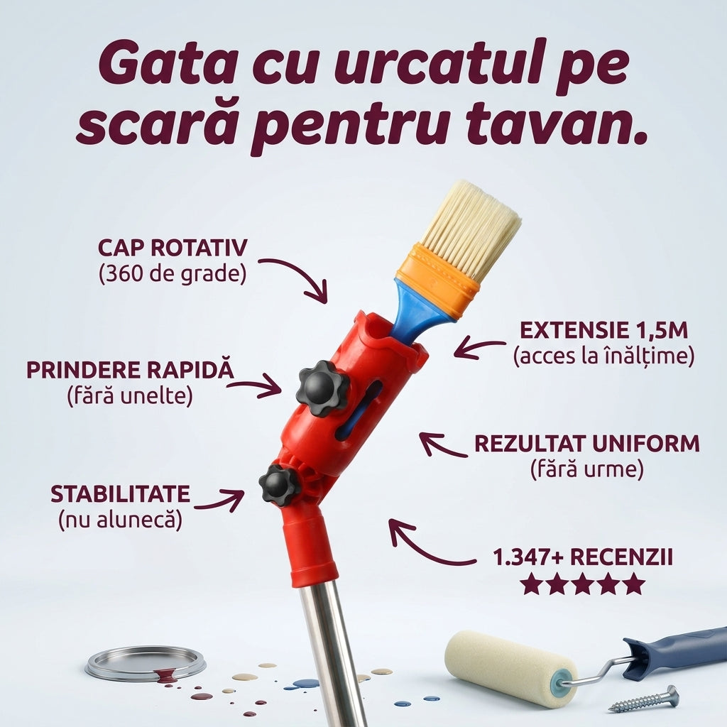 Extensor Rotativ Pensule Vopsea