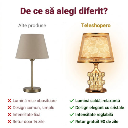 Lampă Cristal Birou LED