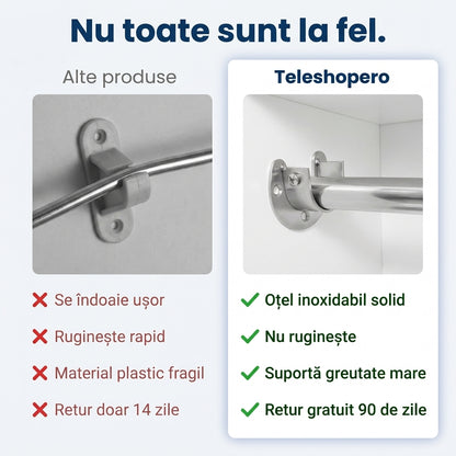 Suport Bară Dulap Inox