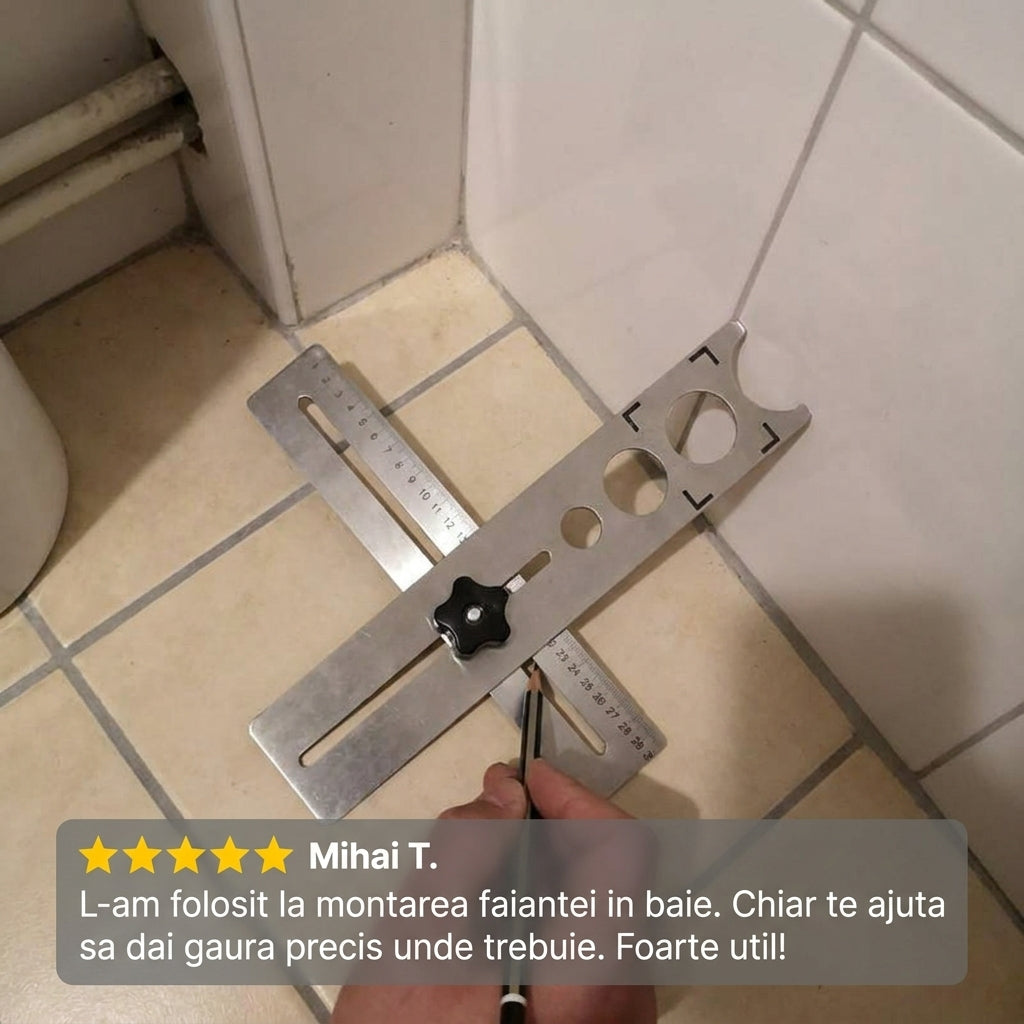 Locator Găuri Ceramică Portabil