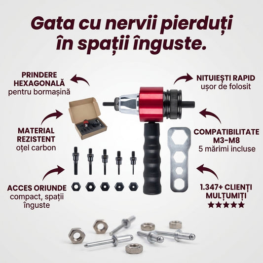 Adaptor Nituire Pentru Bormaș