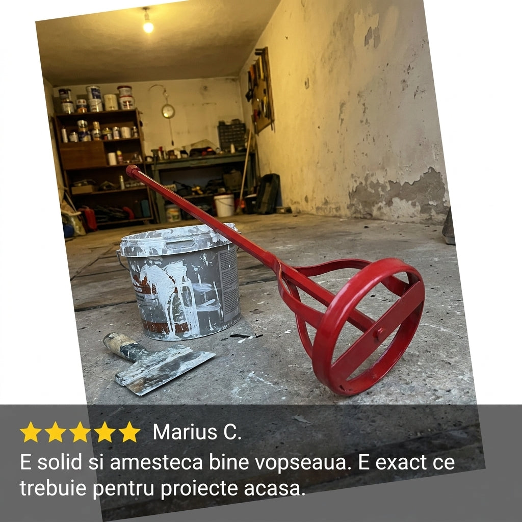 Agitator Spirală Dublu Lamă