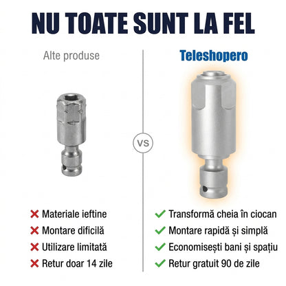 Adaptor Cheie Impact Ciocan
