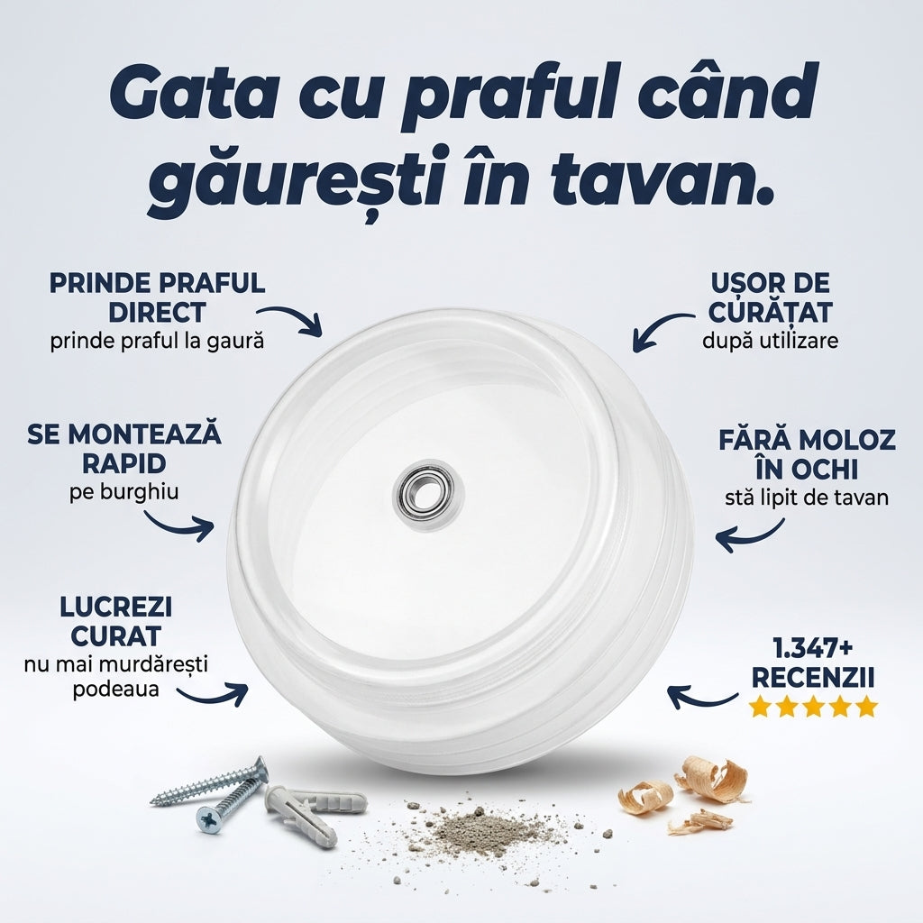 Colector Praf Găurire Tavan