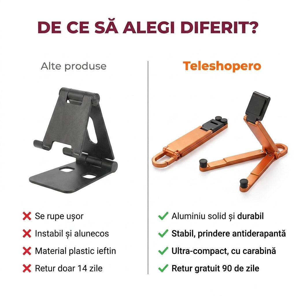 Suport Telefon Pliabil Breloc