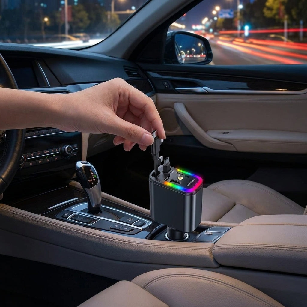 Încărcător Auto Retractabil Ambiental
