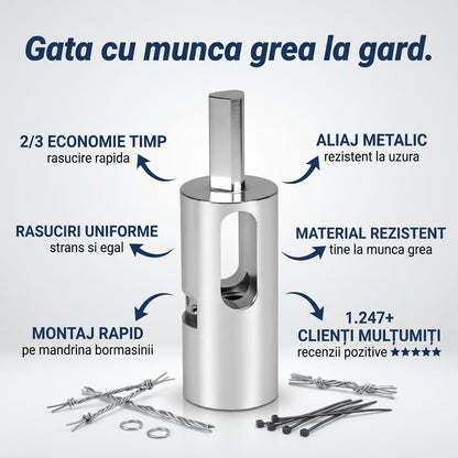 Răsucitor Sârmă pentru Burghiu
