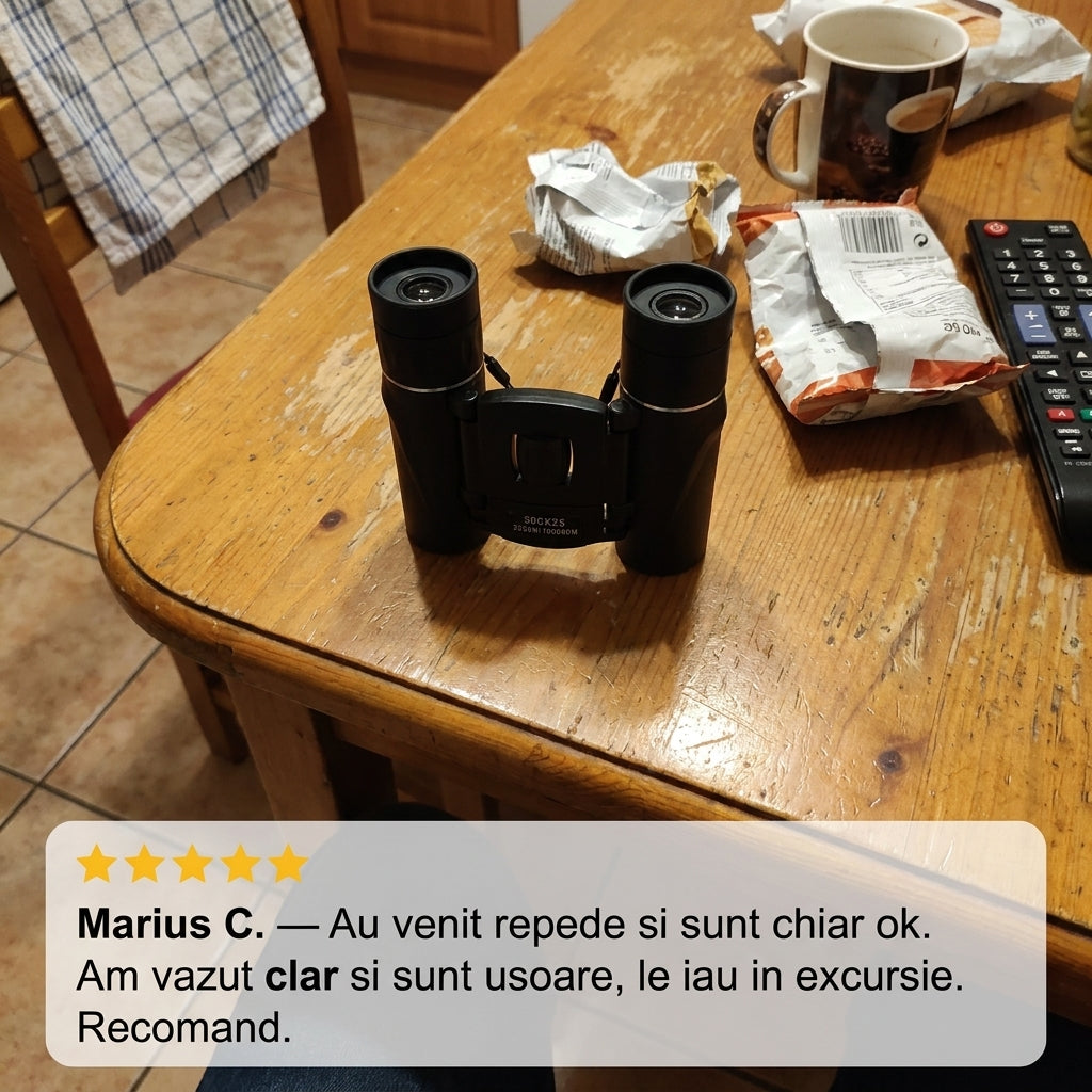 Binoclu Puternic de Călătorie