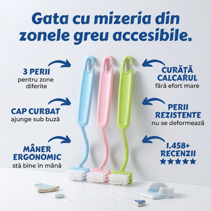 Set 3 Perii Curățare Toaletă