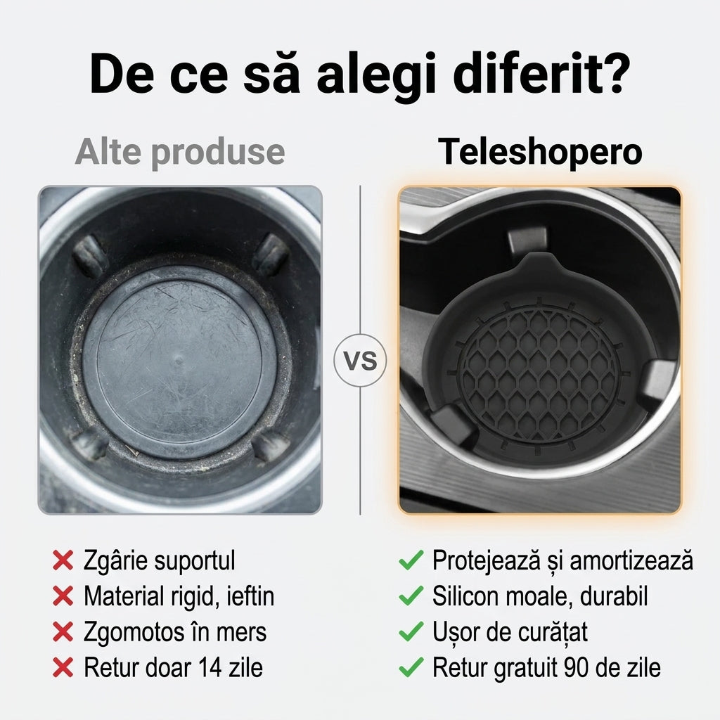 Set 2 Inserții Silicon Suport Pahare