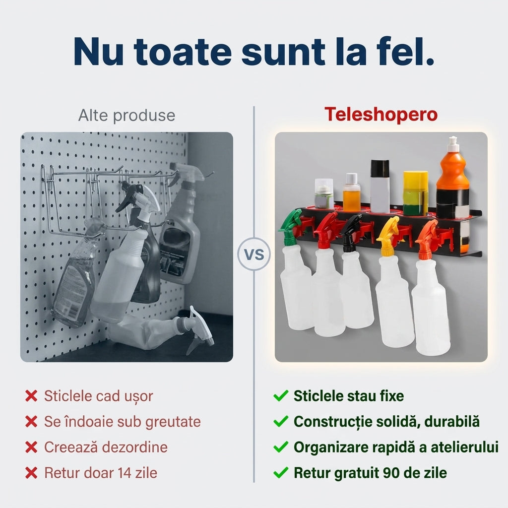 Suport Perete Sticle Pulverizare