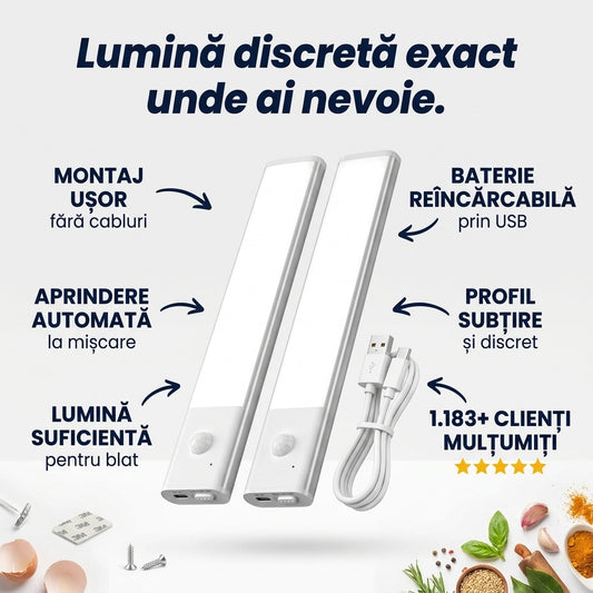 Lumină LED Dulap Wireless