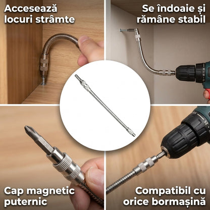 Prelungitor Flexibil pentru Bormașină 1/4