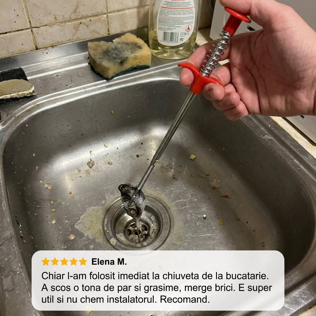 Clește Desfundat Țevi Scurgeri