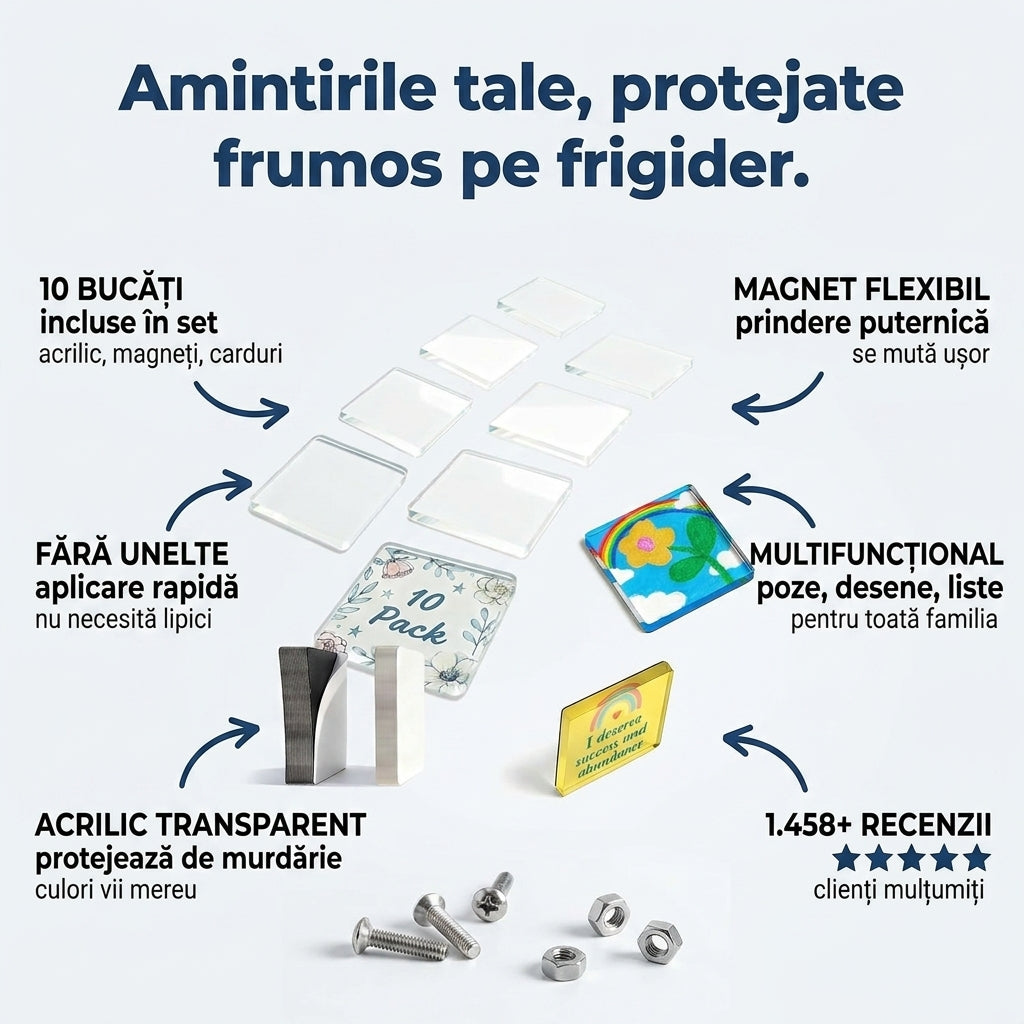 Magneți Acrilici DIY Frigider