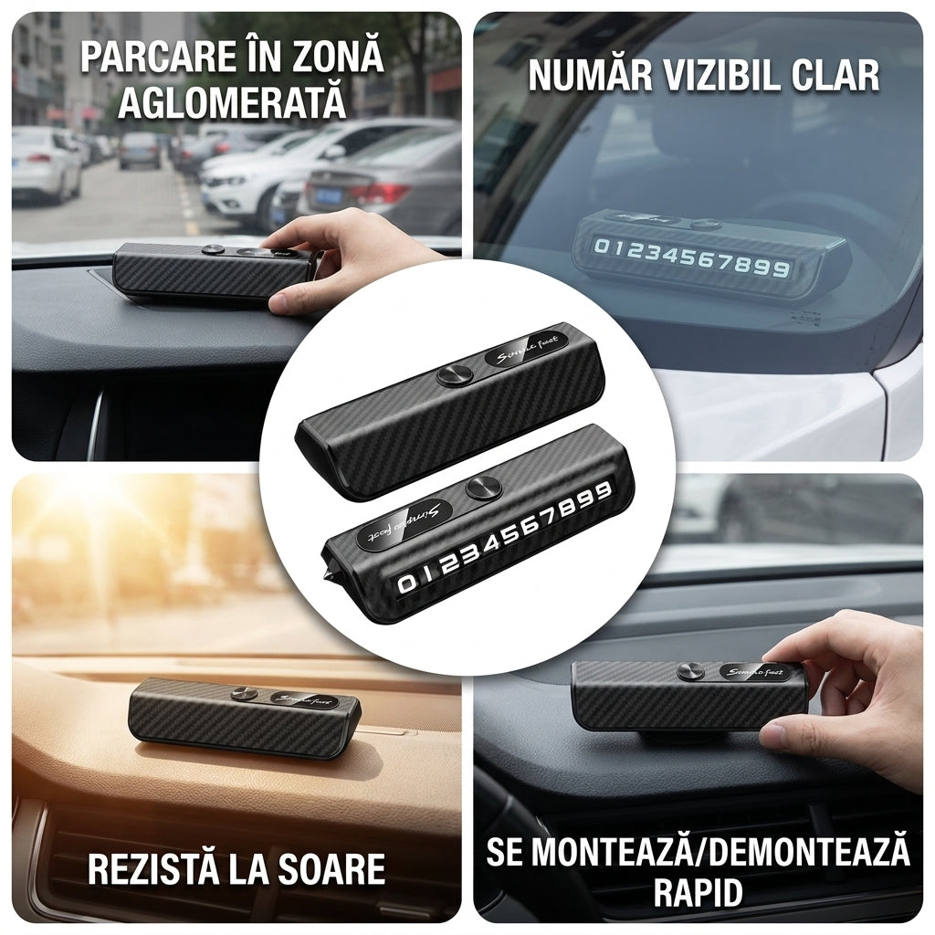Suport Număr Parcare Auto