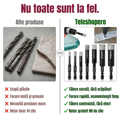 Set freze diamantate găurire
