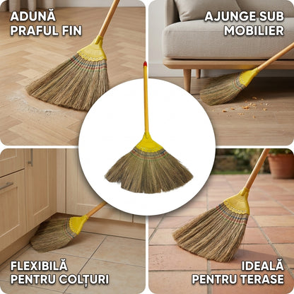 Mătură Paie Naturale Rezistentă