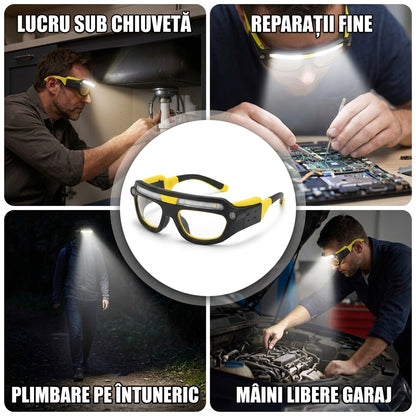 Ochelari LED Reîncărcabili