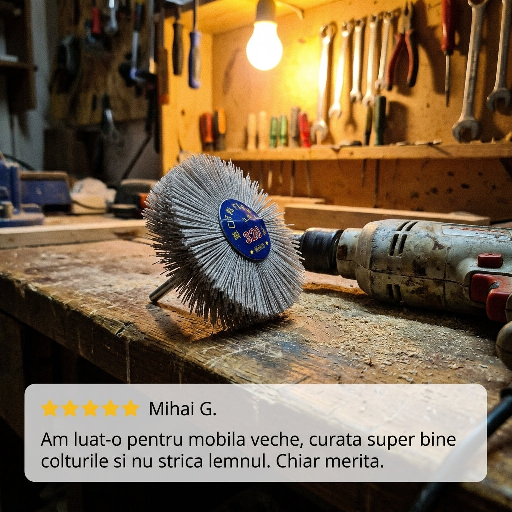 Perie Nylon Abraziv Universală