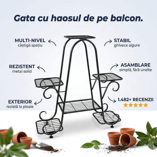 Suport Metalic Pentru Plante