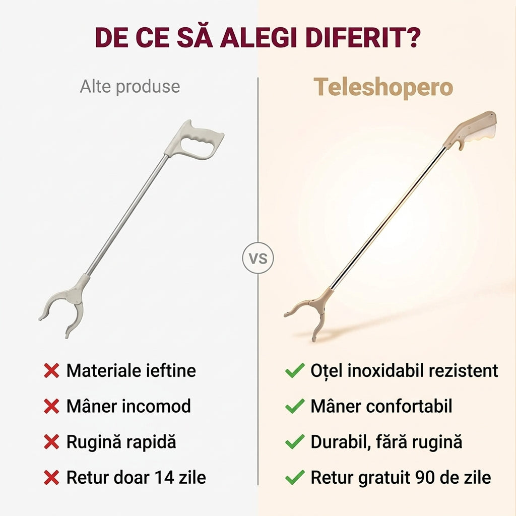 Clește Curățenie Grădină Inox