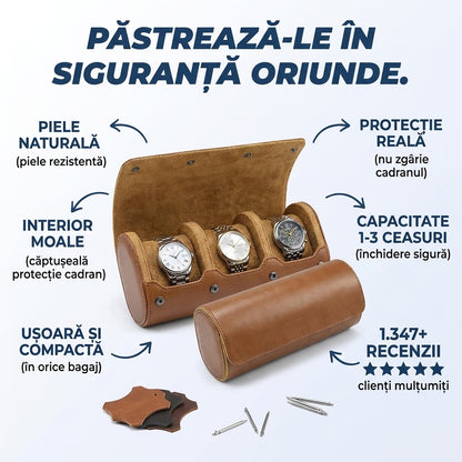 Husă Călătorie Ceasuri Piele