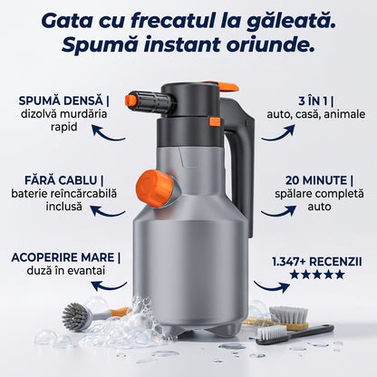 Spumă Electrică Auto Reîncărcabilă