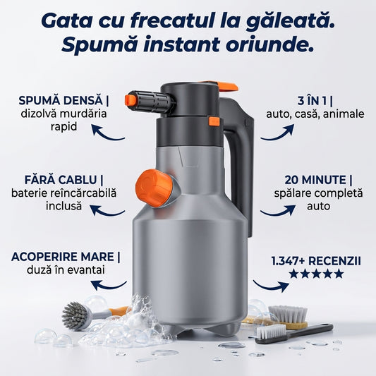 Spumator Electric Auto Reîncărcabil