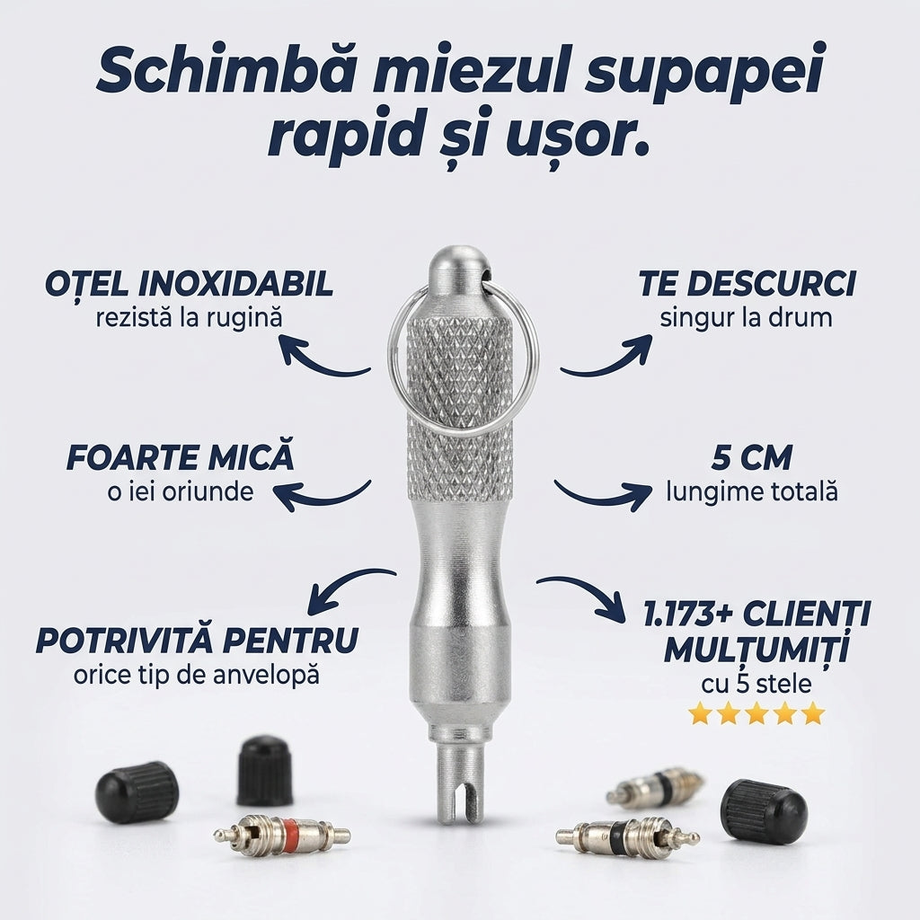 Cheie Miez Supapă Anvelopă