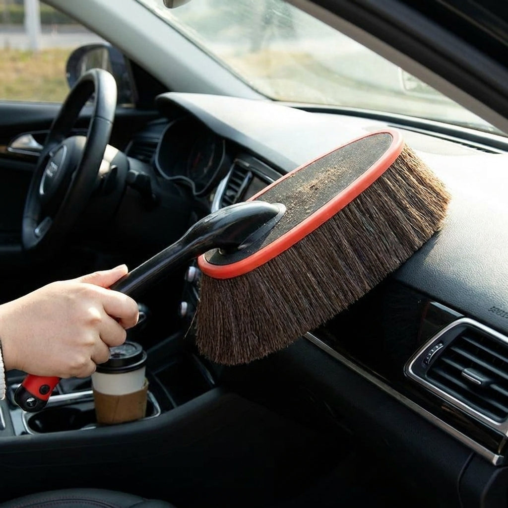 Set Perie Auto Retractabilă pentru Praf