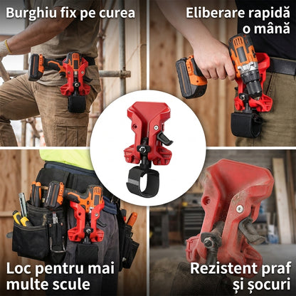 Suport Burghiu pe Curea