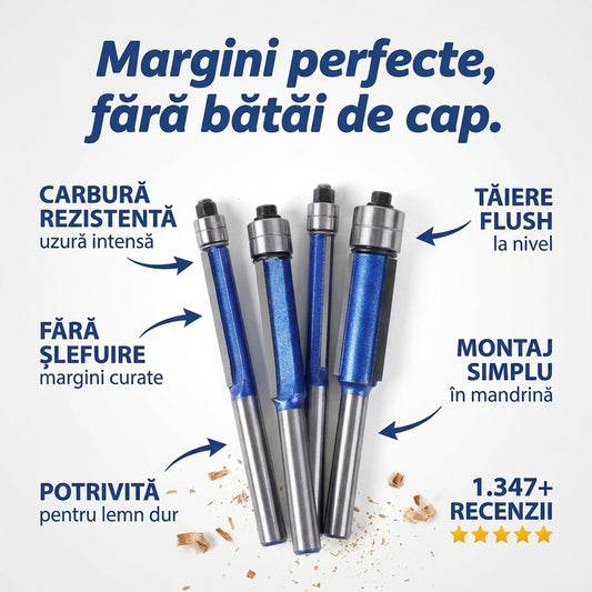 Freză Flush Trim Tâmplărie